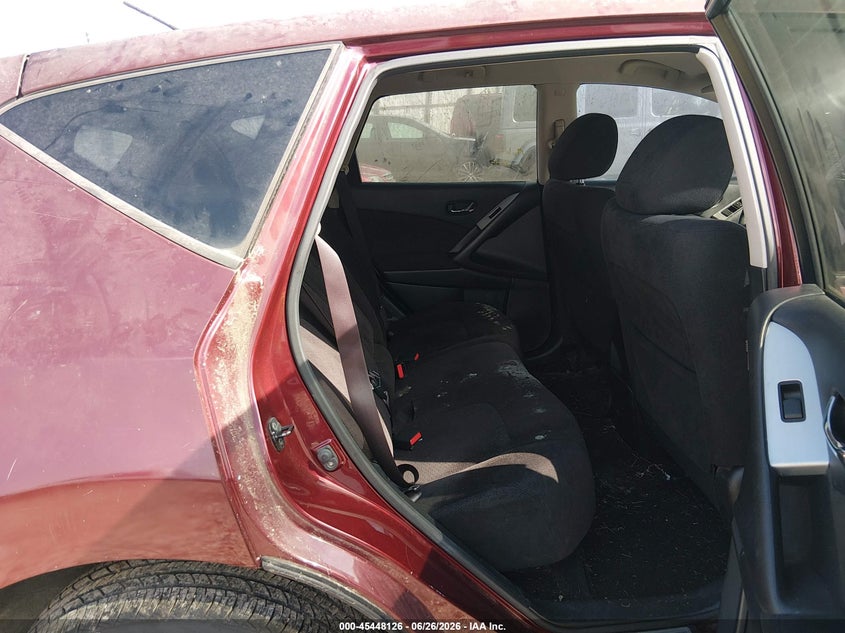 2010 Nissan Murano VIN JN8AZ1MW4AW104220 IAAI salvage auction — NORMAL WEAR, Clear (Arkansas), sold $425 on 2026-07-16 (photo 8)