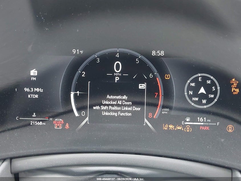 2025 Lexus Tx VIN 5TDAAAB68SS040822 IAAI salvage auction — HAIL, Original (Texas), sold $30,975 on 2026-09-09 (photo 7)