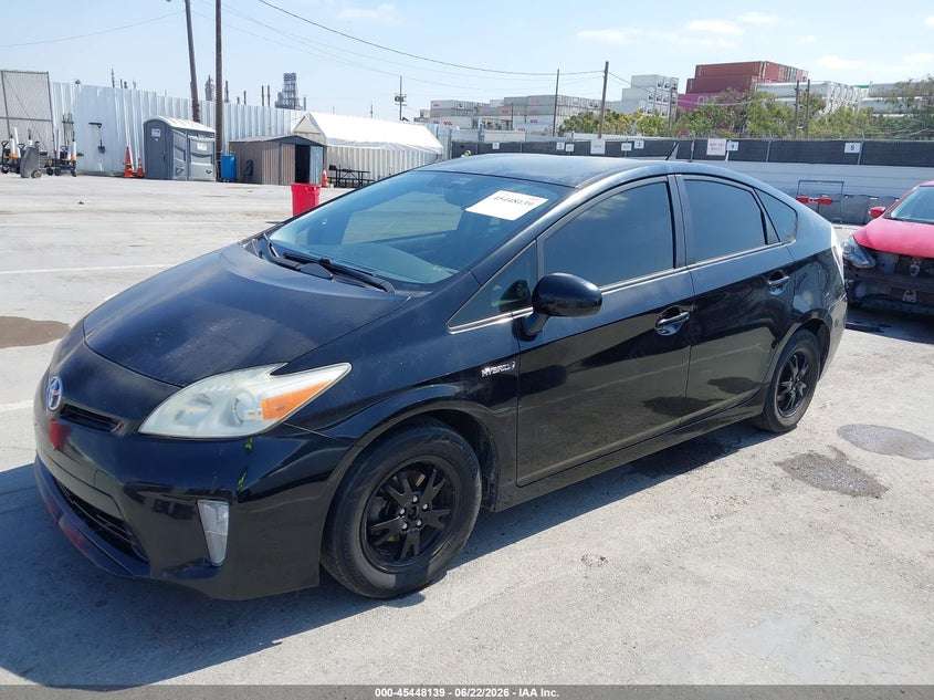 2013 Toyota Prius VIN JTDKN3DU4D5576241 IAAI salvage auction — REAR END, Clear - Dealer Only (California), sold $2,900 on 2026-07-15 (photo 2)