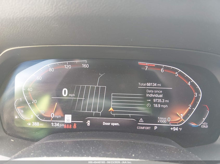 2019 BMW X5 VIN 5UXCR6C59KLL39305 IAAI salvage auction — HAIL, Original (Texas), sold $20,100 on 2026-07-24 (photo 7)