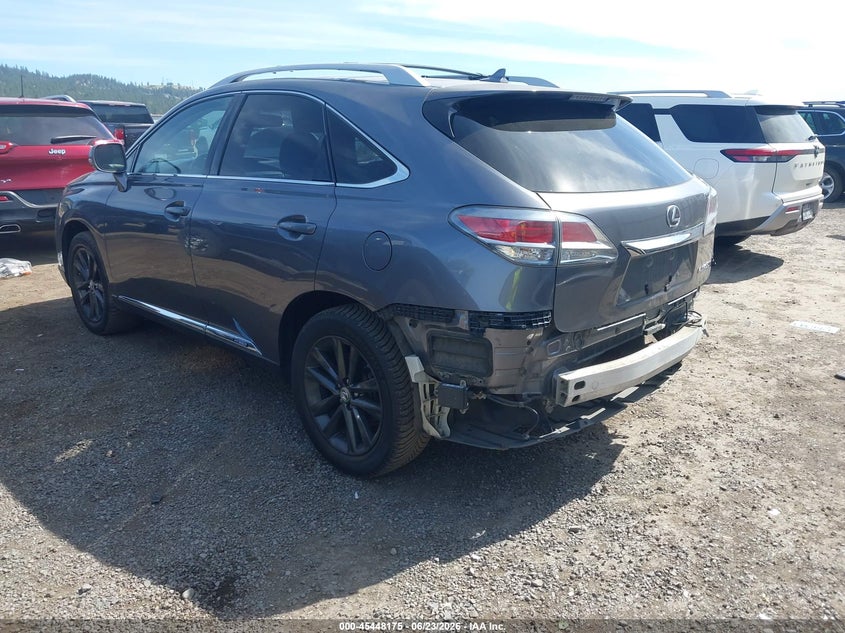 2013 Lexus Rx VIN JTJBC1BA6D2057936 IAAI salvage auction — RIGHT SIDE, Salvage Title, sold $50 on 2026-07-28 (photo 3)