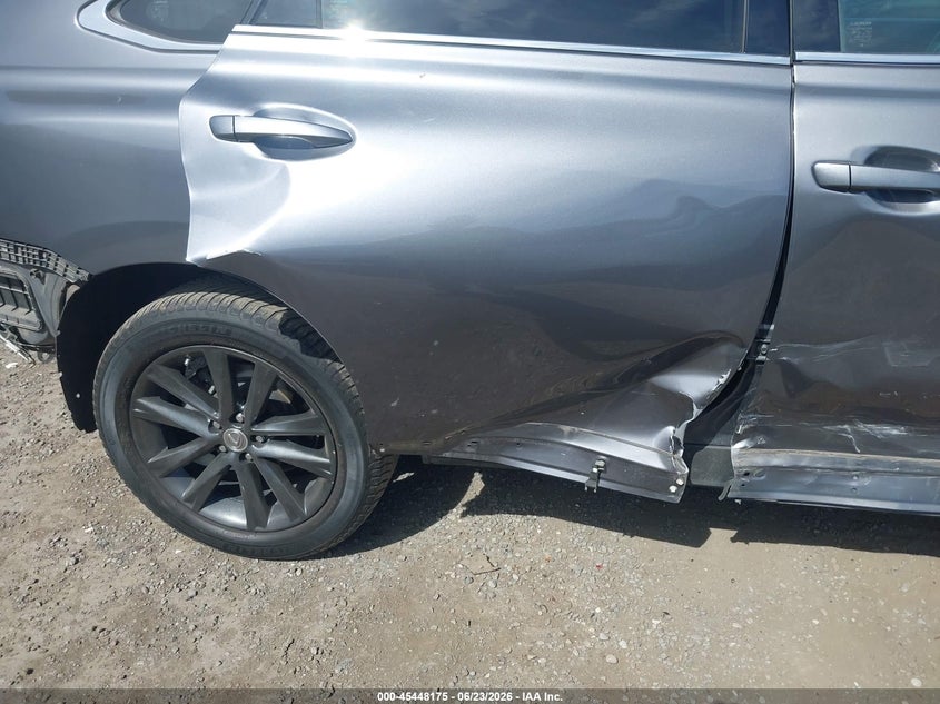 2013 Lexus Rx VIN JTJBC1BA6D2057936 IAAI salvage auction — RIGHT SIDE, Salvage Title, sold $50 on 2026-07-28 (photo 6)