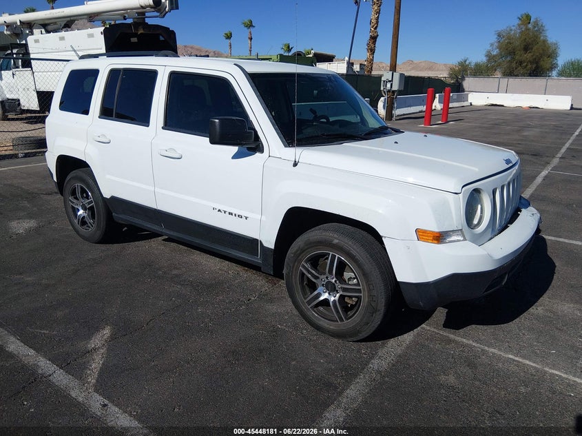 2016 Jeep Liberty (patriot) VIN 1C4NJPBA8GD588945 IAAI salvage auction — FRONT END, Salvage (Nevada), sold $800 on 2026-07-25 (photo 1)
