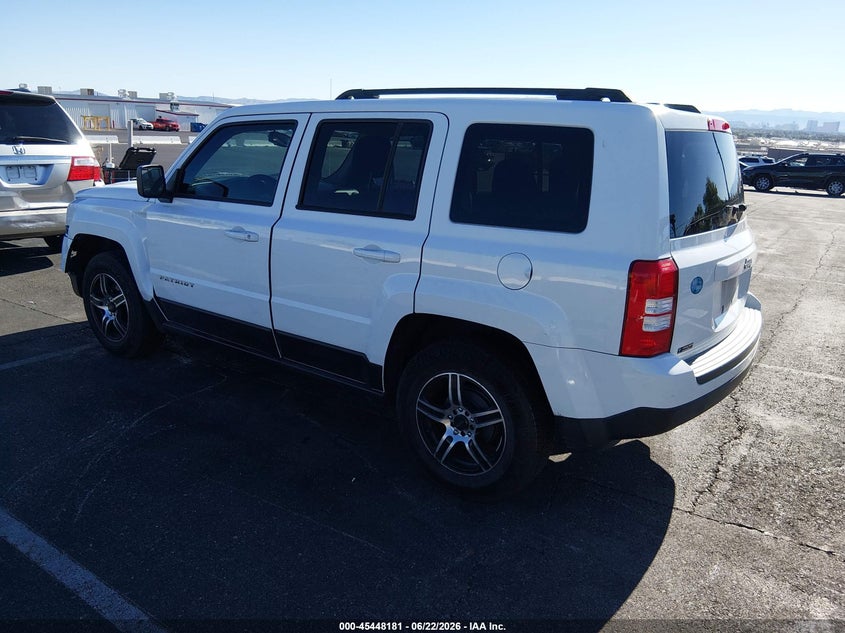 2016 Jeep Liberty (patriot) VIN 1C4NJPBA8GD588945 IAAI salvage auction — FRONT END, Salvage (Nevada), sold $800 on 2026-07-25 (photo 3)