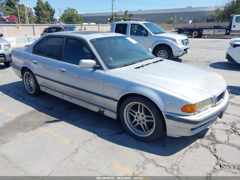 1999 BMW 7er VIN WBAGG8335XDN75287 IAAI salvage auction — NORMAL WEAR, Salvage (California), sold $375 on 2026-07-29 (photo 1)