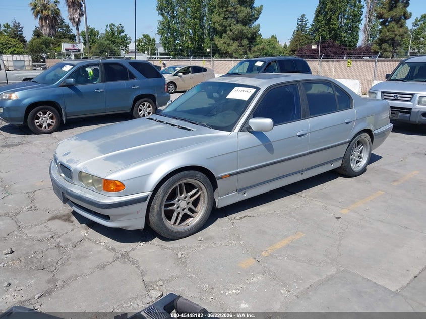 1999 BMW 7er VIN WBAGG8335XDN75287 IAAI salvage auction — NORMAL WEAR, Salvage (California), sold $375 on 2026-07-29 (photo 2)