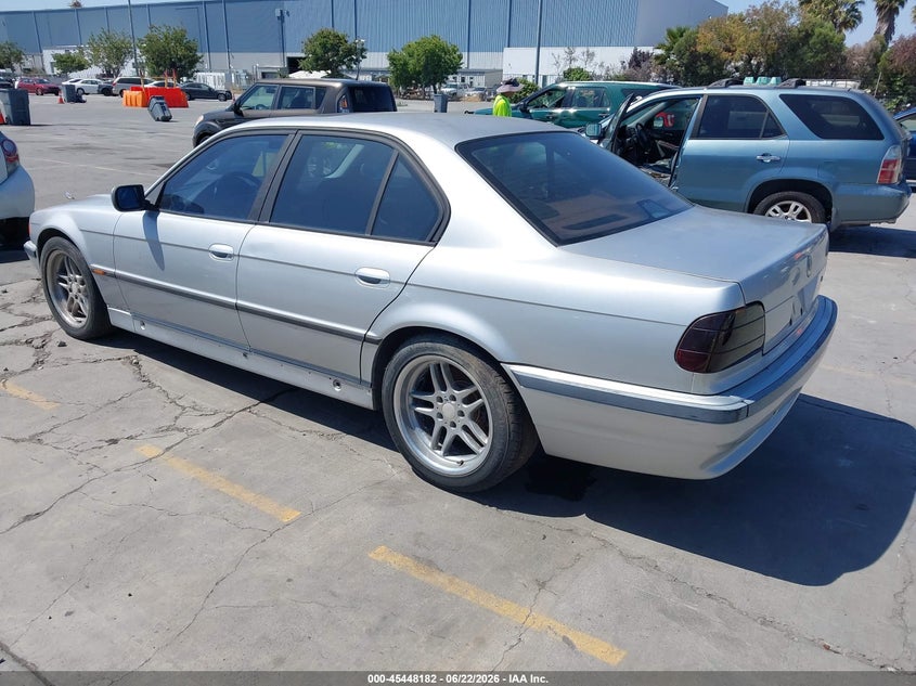 1999 BMW 7er VIN WBAGG8335XDN75287 IAAI salvage auction — NORMAL WEAR, Salvage (California), sold $375 on 2026-07-29 (photo 3)