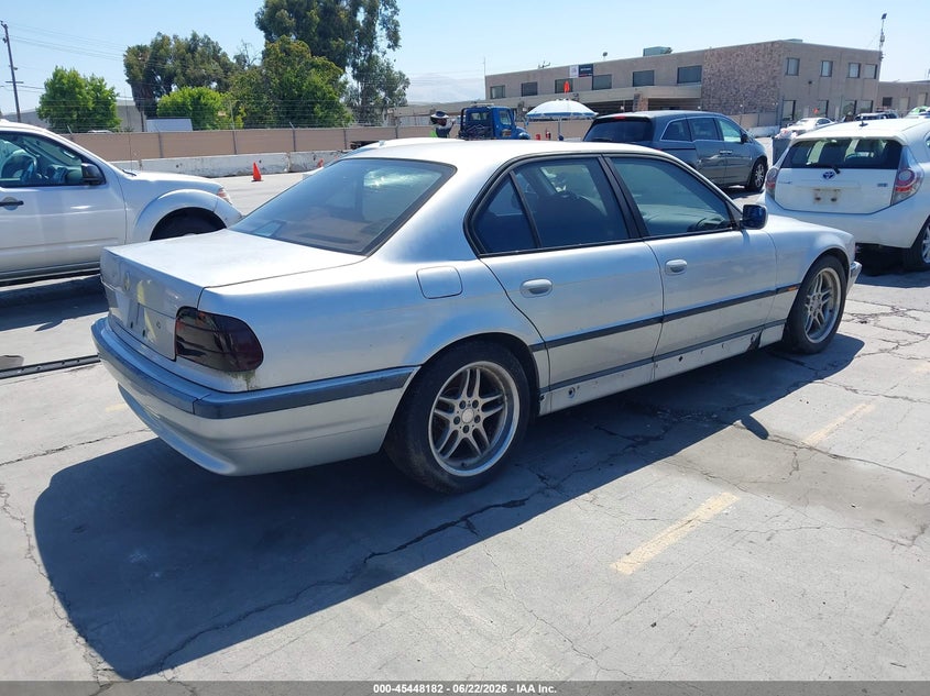 1999 BMW 7er VIN WBAGG8335XDN75287 IAAI salvage auction — NORMAL WEAR, Salvage (California), sold $375 on 2026-07-29 (photo 4)