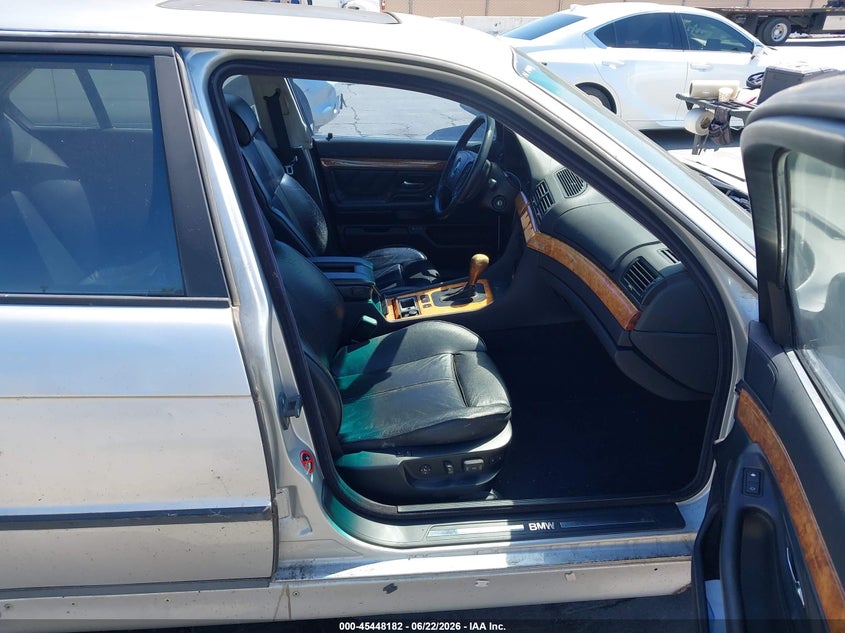 1999 BMW 7er VIN WBAGG8335XDN75287 IAAI salvage auction — NORMAL WEAR, Salvage (California), sold $375 on 2026-07-29 (photo 5)