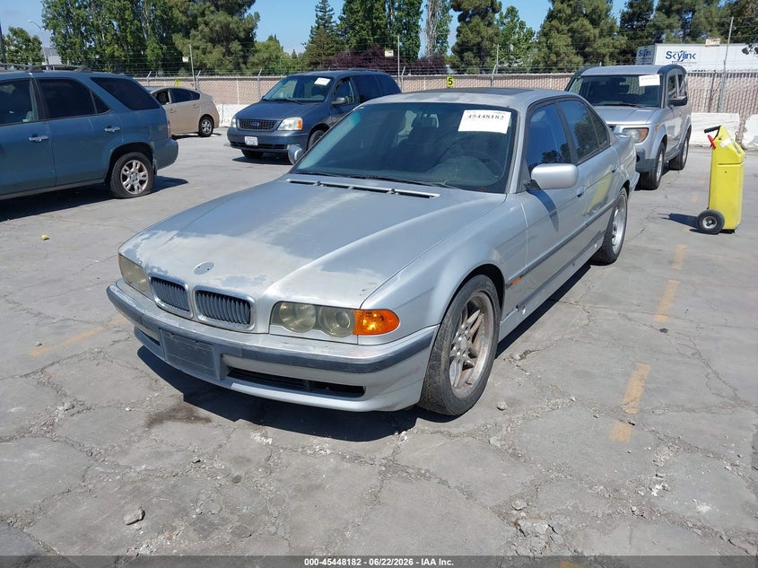 1999 BMW 7er VIN WBAGG8335XDN75287 IAAI salvage auction — NORMAL WEAR, Salvage (California), sold $375 on 2026-07-29 (photo 6)