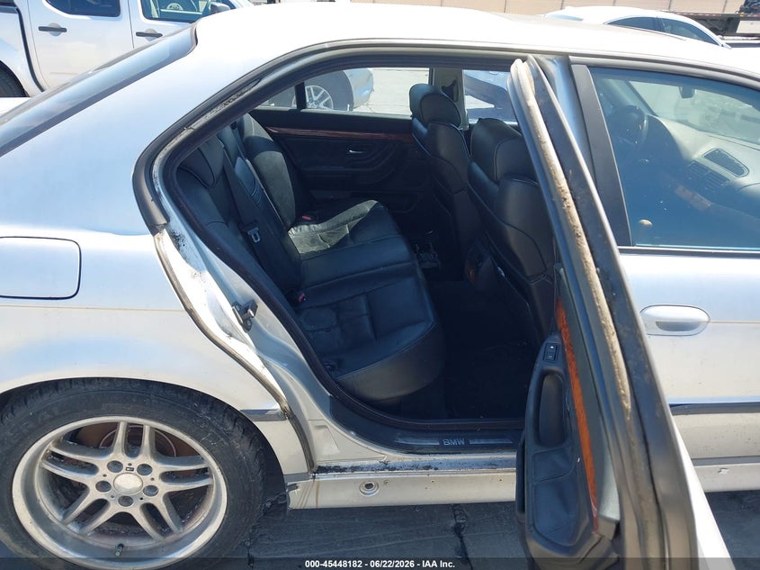 1999 BMW 7er VIN WBAGG8335XDN75287 IAAI salvage auction — NORMAL WEAR, Salvage (California), sold $375 on 2026-07-29 (photo 8)