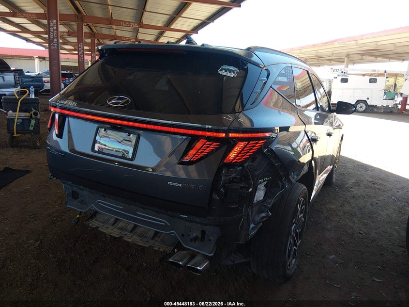 2024 Hyundai Tucson VIN KM8JFCD10RU165216 IAAI salvage auction — REAR END, Salvage Title, sold $12,100 on 2026-07-11 (photo 4)