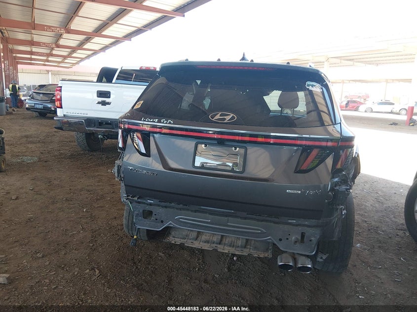 2024 Hyundai Tucson VIN KM8JFCD10RU165216 IAAI salvage auction — REAR END, Salvage Title, sold $12,100 on 2026-07-11 (photo 6)