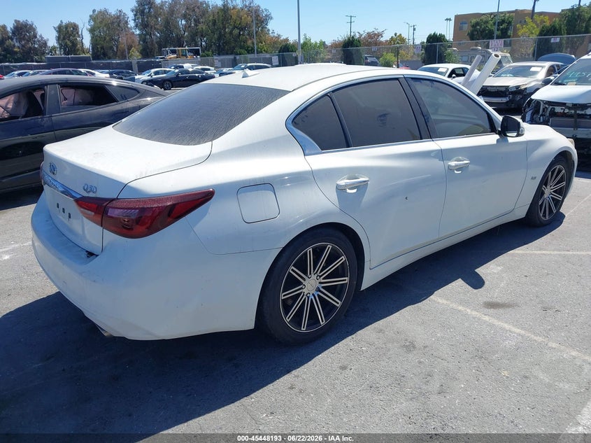 2019 Infiniti Q50 VIN JN1EV7AP7KM512025 IAAI salvage auction — THEFT, Salvage (California), sold $6,300 on 2026-07-09 (photo 4)