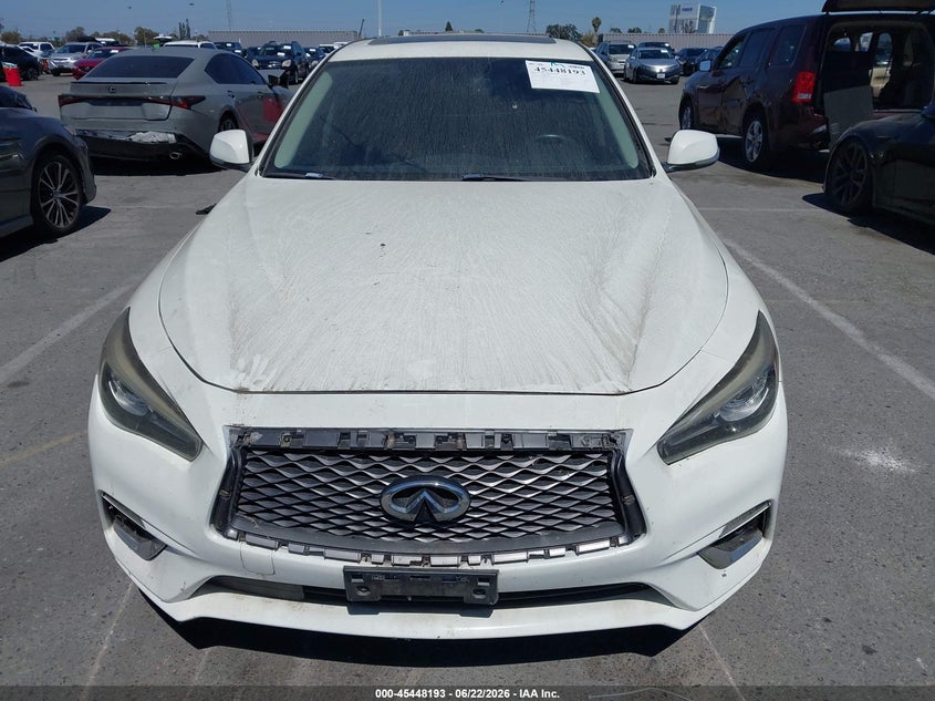 2019 Infiniti Q50 VIN JN1EV7AP7KM512025 IAAI salvage auction — THEFT, Salvage (California), sold $6,300 on 2026-07-09 (photo 6)