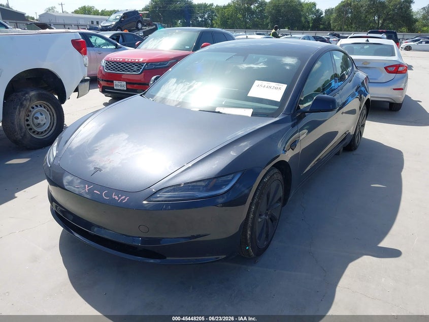 2026 Tesla Model 3 VIN 5YJ3E1EA6TF154661 IAAI salvage auction — RIGHT REAR, Salvage Title, sold $13,100 on 2026-08-28 (photo 2)
