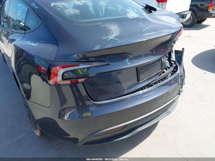 2026 Tesla Model 3 VIN 5YJ3E1EA6TF154661 IAAI salvage auction — RIGHT REAR, Salvage Title, sold $13,100 on 2026-08-28 (photo 6)