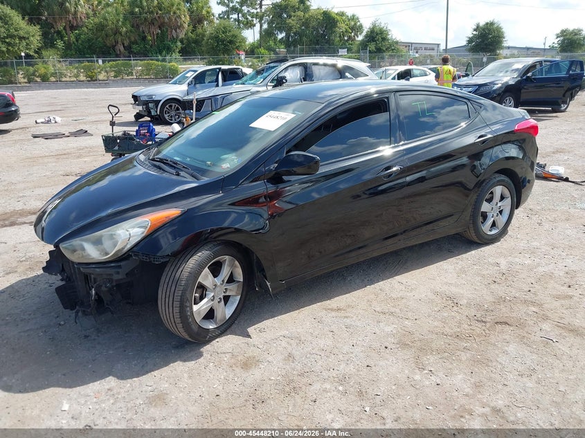 2013 Hyundai Elantra VIN 5NPDH4AE2DH263871 IAAI salvage auction — FRONT END, Salvage Title, sold $475 on 2026-07-22 (photo 2)