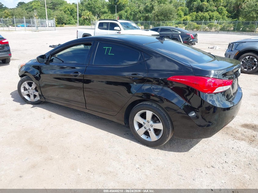 2013 Hyundai Elantra VIN 5NPDH4AE2DH263871 IAAI salvage auction — FRONT END, Salvage Title, sold $550 on 2026-07-23 (photo 3)
