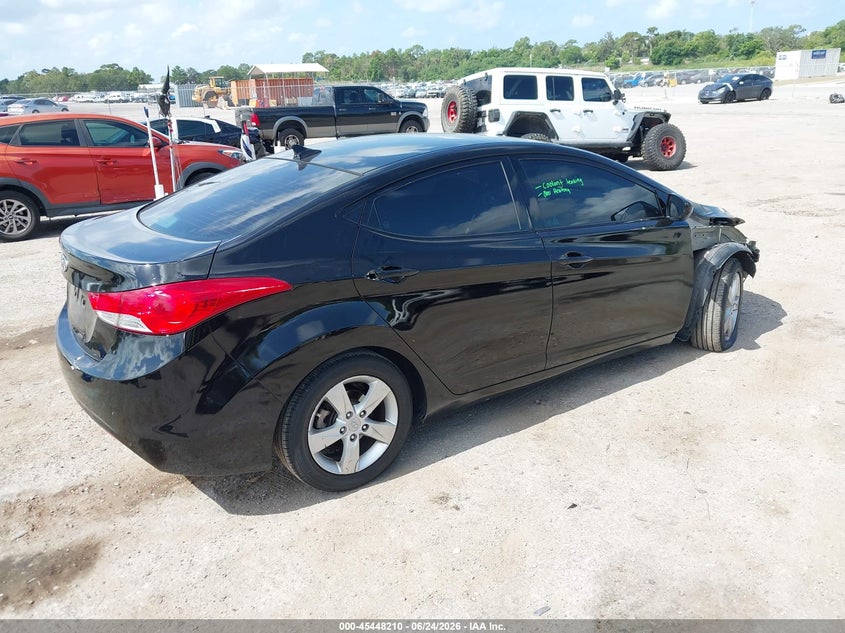 2013 Hyundai Elantra VIN 5NPDH4AE2DH263871 IAAI salvage auction — FRONT END, Salvage Title, sold $475 on 2026-07-22 (photo 4)