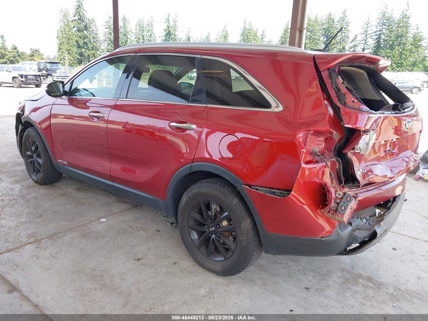 2017 Kia Sorento VIN 5XYPGDA52HG191373 IAAI salvage auction — REAR END, Bill Of Sale (Washington), sold $1,525 on 2026-07-29 (photo 3)