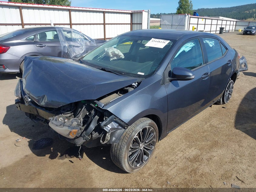 2015 Toyota Corolla VIN 5YFBURHE8FP333482 IAAI salvage auction — FRONT END, Bill Of Sale (Washington), sold $1,450 on 2026-07-07 (photo 2)