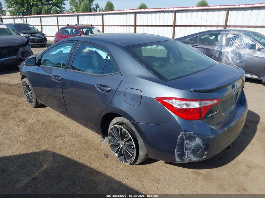 2015 Toyota Corolla VIN 5YFBURHE8FP333482 IAAI salvage auction — FRONT END, Bill Of Sale (Washington), sold $1,450 on 2026-07-07 (photo 3)