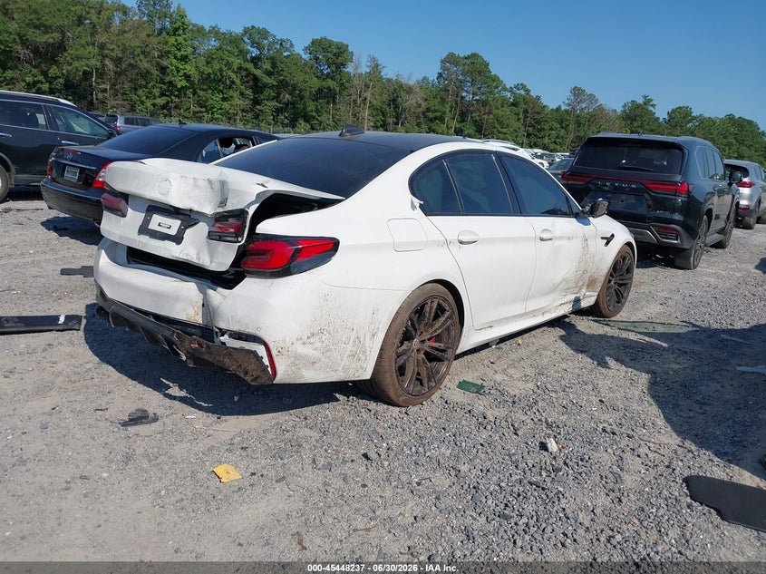 2023 BMW M5 VIN WBS83CH03PCL82915 IAAI salvage auction — REAR END, Salvage (Idaho), sold $47,600 on 2026-07-20 (photo 4)