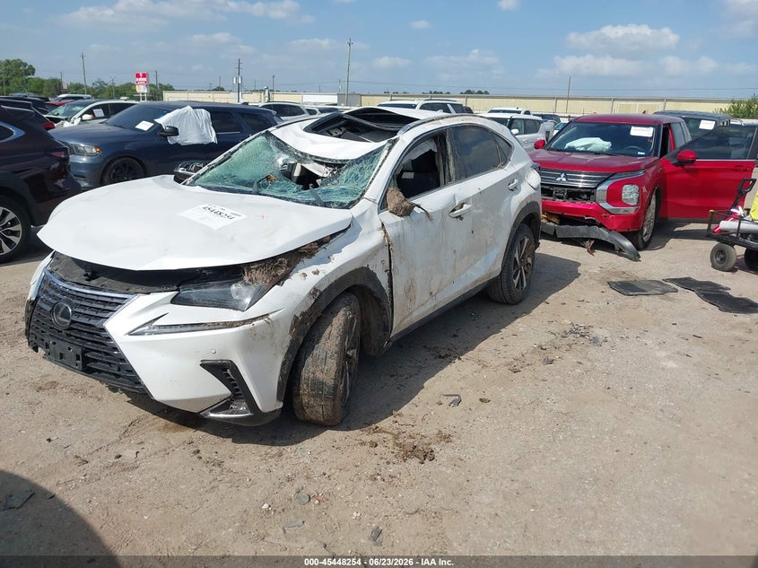 2021 Lexus Nx VIN JTJGARDZ8M5021032 IAAI salvage auction — ROLLOVER, Salvage (Texas), sold $4,350 on 2026-07-15 (photo 2)