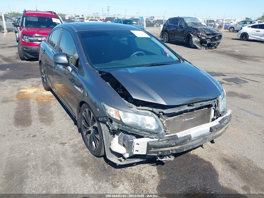 2013 Honda Civic VIN 19XFB2F89DE276137 IAAI salvage auction — REAR END, Salvage (California), sold $2,050 on 2026-07-05 (photo 1)