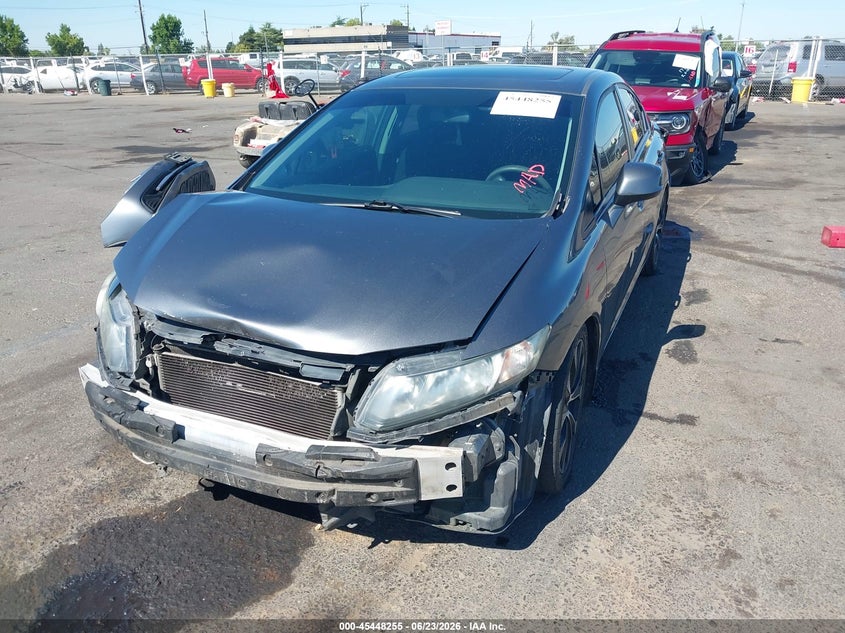 2013 Honda Civic VIN 19XFB2F89DE276137 IAAI salvage auction — REAR END, Salvage (California), sold $2,050 on 2026-07-05 (photo 2)