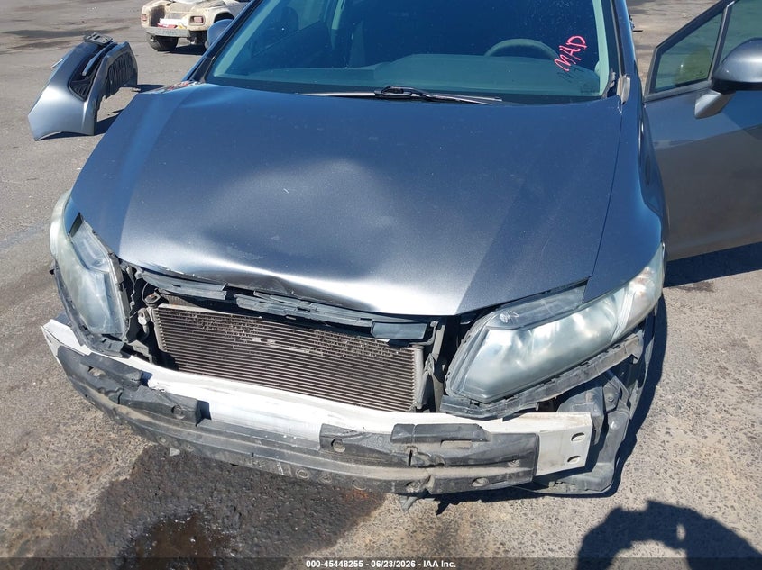 2013 Honda Civic VIN 19XFB2F89DE276137 IAAI salvage auction — REAR END, Salvage (California), sold $2,050 on 2026-07-05 (photo 6)