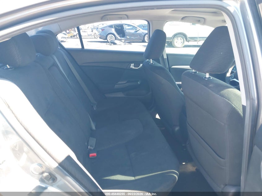 2013 Honda Civic VIN 19XFB2F89DE276137 IAAI salvage auction — REAR END, Salvage (California), sold $2,050 on 2026-07-05 (photo 8)