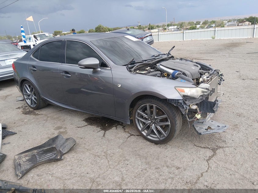 2014 Lexus Is VIN JTHCF1D2XE5001422 IAAI salvage auction — FRONT END, Salvage (New Mexico), sold $25 on 2026-07-29 (photo 1)