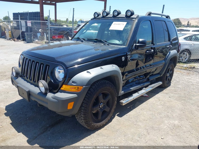2006 Jeep Liberty VIN 1J4GL38K96W127911 IAAI salvage auction — LEFT SIDE, Salvage (California), sold $750 on 2026-07-09 (photo 2)