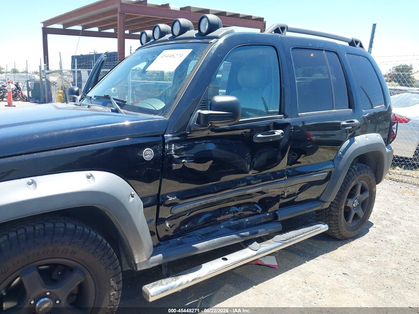 2006 Jeep Liberty VIN 1J4GL38K96W127911 IAAI salvage auction — LEFT SIDE, Salvage (California), sold $750 on 2026-07-09 (photo 6)