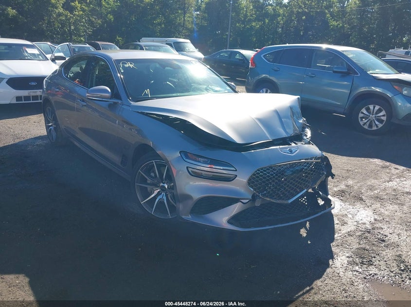 2026 Genesis G70 VIN KMTG14SC0TU164907 IAAI salvage auction — FRONT END, Enterprise Vehicles Clear Only (North Carolina), sold $8,025 on 2026-07-29 (photo 1)