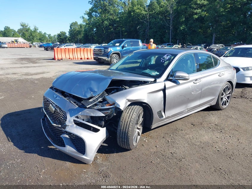 2026 Genesis G70 VIN KMTG14SC0TU164907 IAAI salvage auction — FRONT END, Enterprise Vehicles Clear Only (North Carolina), sold $8,025 on 2026-07-29 (photo 2)