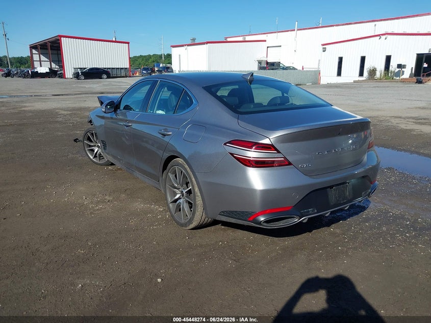 2026 Genesis G70 VIN KMTG14SC0TU164907 IAAI salvage auction — FRONT END, Enterprise Vehicles Clear Only (North Carolina), sold $8,025 on 2026-07-29 (photo 3)