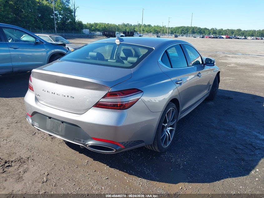 2026 Genesis G70 VIN KMTG14SC0TU164907 IAAI salvage auction — FRONT END, Enterprise Vehicles Clear Only (North Carolina), sold $8,025 on 2026-07-29 (photo 4)