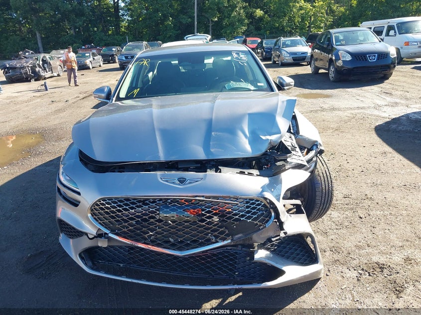 2026 Genesis G70 VIN KMTG14SC0TU164907 IAAI salvage auction — FRONT END, Enterprise Vehicles Clear Only (North Carolina), sold $8,025 on 2026-07-29 (photo 6)