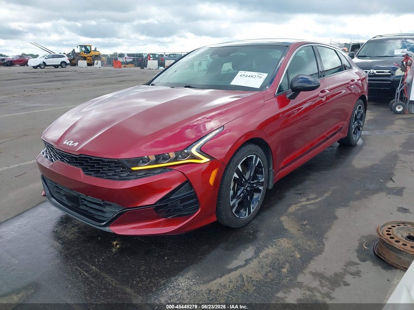 2022 Kia K5 VIN 5XXG64J22NG115032 IAAI salvage auction — RIGHT SIDE, Salvage Title, sold $4,200 on 2026-07-29 (photo 2)