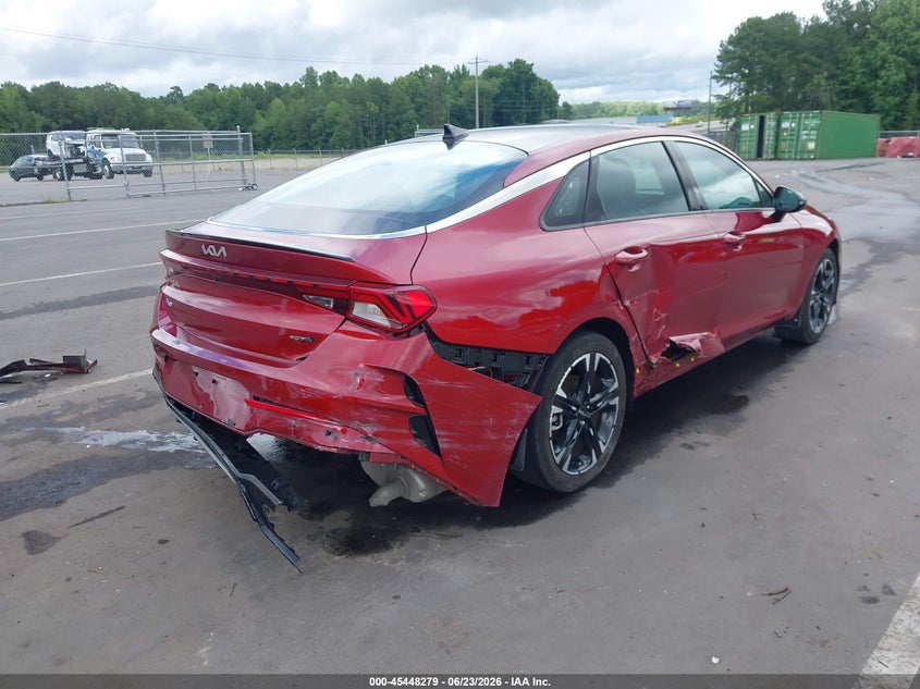 2022 Kia K5 VIN 5XXG64J22NG115032 IAAI salvage auction — RIGHT SIDE, Salvage Title, sold $4,200 on 2026-07-29 (photo 4)