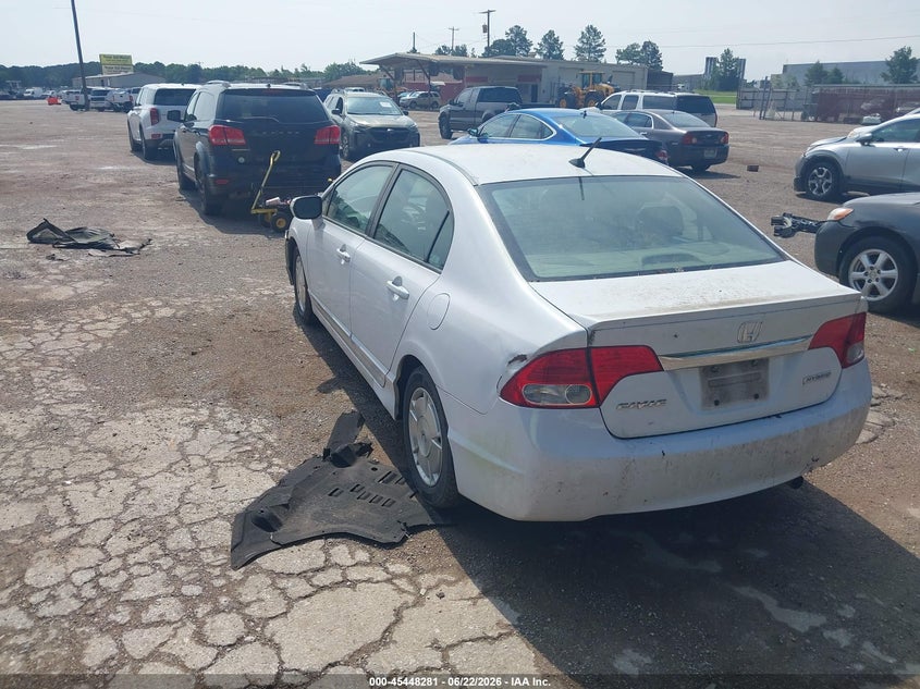 2010 Honda Civic hybrid VIN JHMFA3F26AS005645 IAAI salvage auction — NORMAL WEAR, Original (Texas), sold $100 on 2026-07-16 (photo 3)
