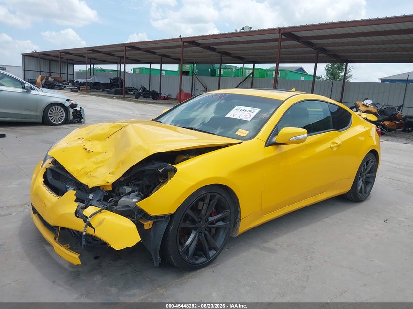 2010 Hyundai Genesis VIN KMHHU6KH1AU040249 IAAI salvage auction — FRONT END, Salvage (Texas), sold $350 on 2026-07-29 (photo 2)
