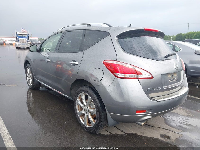 2013 Nissan Murano VIN JN8AZ1MU8DW212407 IAAI salvage auction — NORMAL WEAR, Clear (North Carolina), sold $425 on 2026-07-15 (photo 3)
