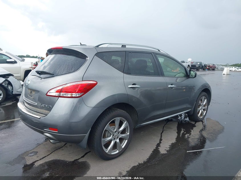 2013 Nissan Murano VIN JN8AZ1MU8DW212407 IAAI salvage auction — NORMAL WEAR, Clear (North Carolina), sold $425 on 2026-07-15 (photo 4)