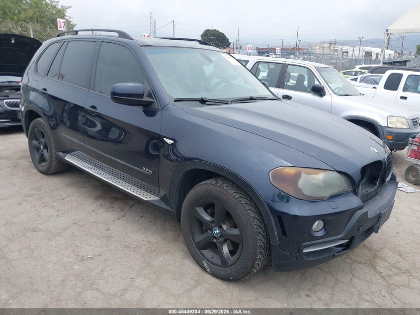 2007 BMW X5 VIN 5UXFE43517L011073 IAAI salvage auction — FRONT & REAR, Salvage (California), sold $275 on 2026-07-19 (photo 1)
