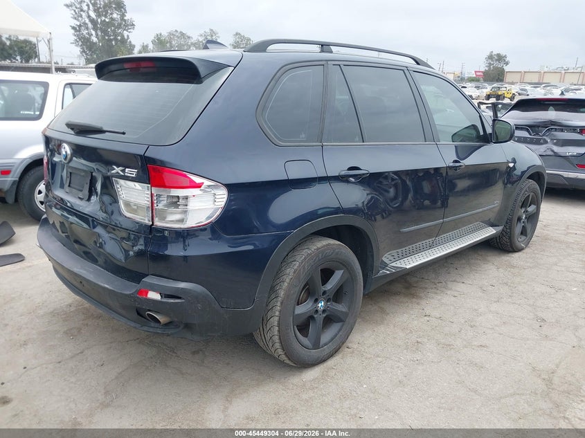 2007 BMW X5 VIN 5UXFE43517L011073 IAAI salvage auction — FRONT & REAR, Salvage (California), sold $275 on 2026-07-19 (photo 4)