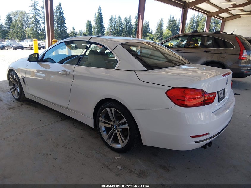 2014 BMW VIN WBA3V7C57EJ873189 IAAI salvage auction — WATER/FLOOD, Wait Title, sold $3,450 on 2026-08-07 (photo 3)